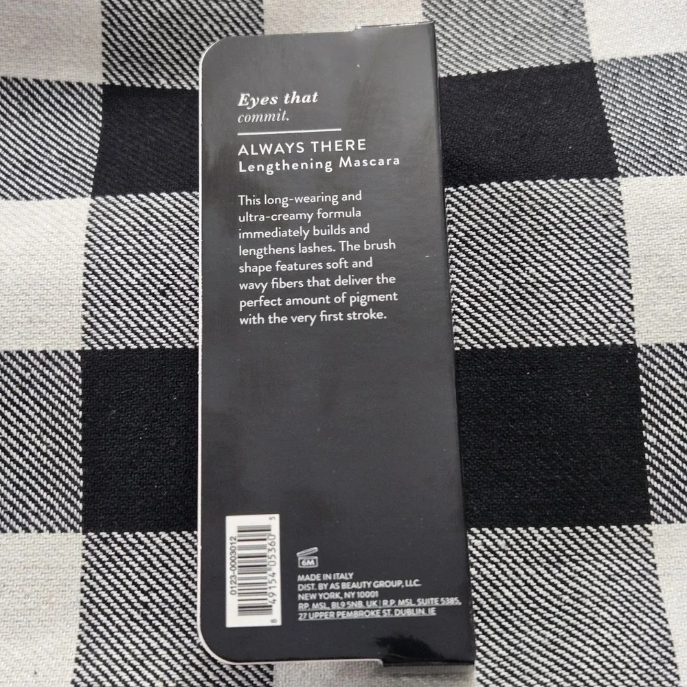 Laura Geller Always There Lengthening Mascara - Black -‎ NIB Long-Wearing